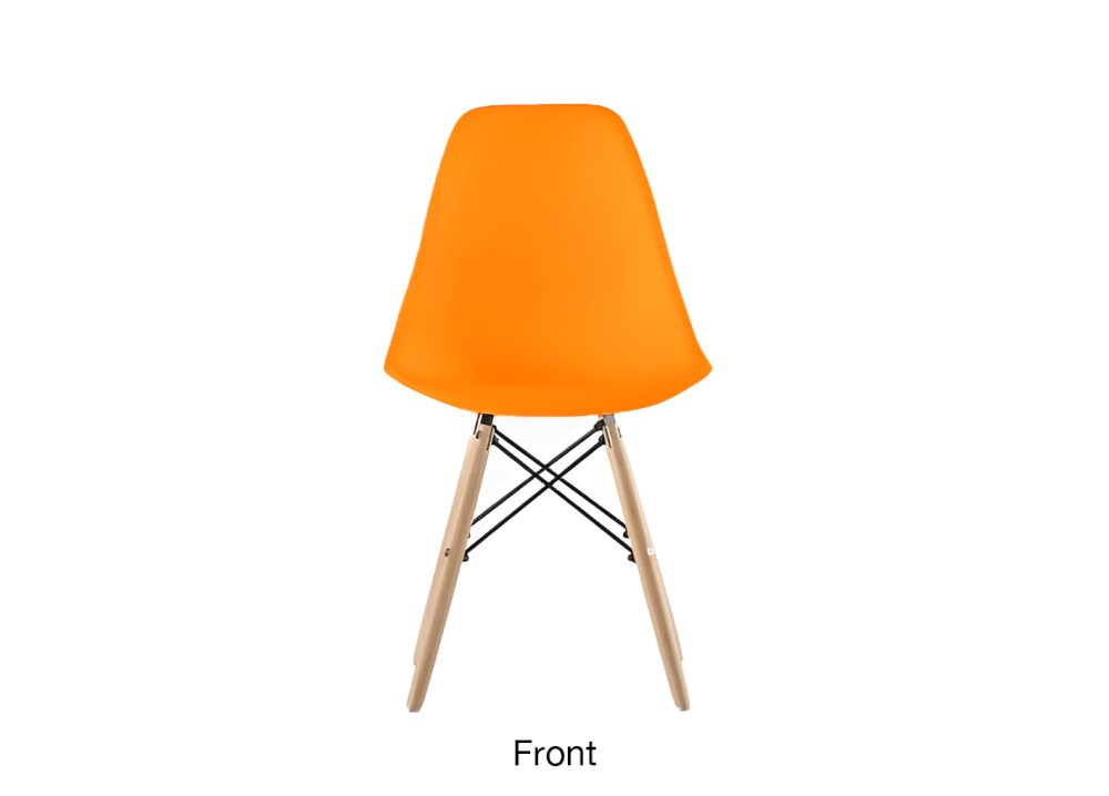 เก้าอี้พลาสติกทรงโมเดิร์น MEDILA รุ่น CH0007OR สีส้ม_1